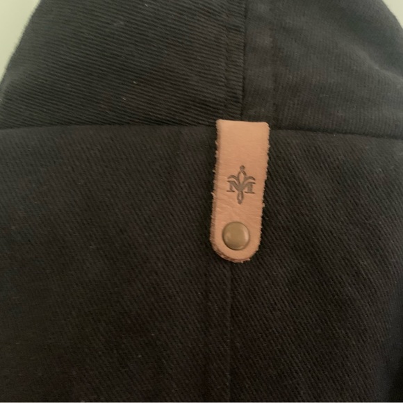 Black Mackage jacket with leather detailing. Size Medium. - Picture 4 of 7